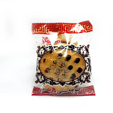 درنا کلوچه سنتی باتزئین کاکائو و گردو 85 گرمی