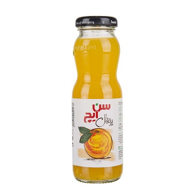 سن ایچ آبمیوه پرتقالی 200 میلی شیشه ای