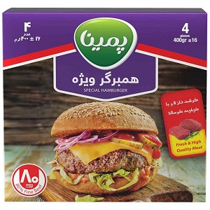 پمینا همبرگر ممتاز 80 درصد