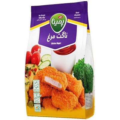 پمینا ناگت مرغ مهمانی 1000 گرم (انجمادی)