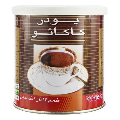 پودر کاکائو قوطی فلزی