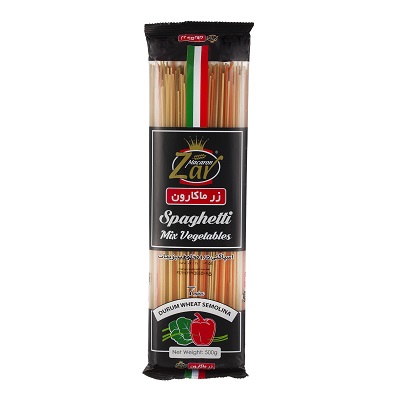 زرماکارون رشته سبزیجات 500گرم  1.5