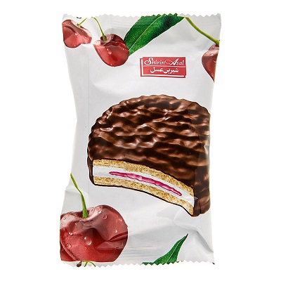 شیرین عسل والس شکلاتی مغزدار گیلاس 25 گرمی