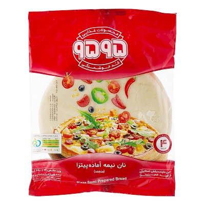 9595 نان نیمه آماده پیتزا 4 عددی