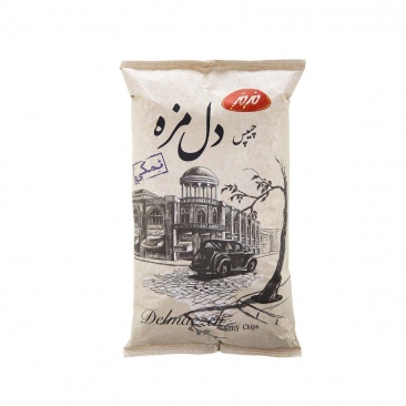 مزمز چیپس دل مزه نمکی خانواده180گرمی