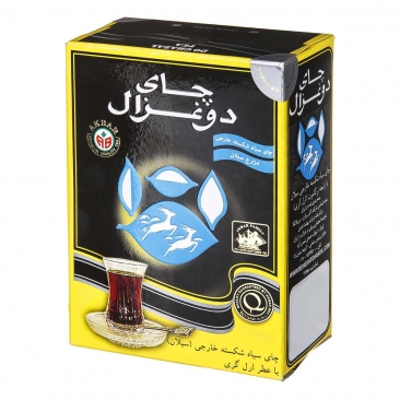 دو غزال چای سیاه شکسته عطری 100 گرمی