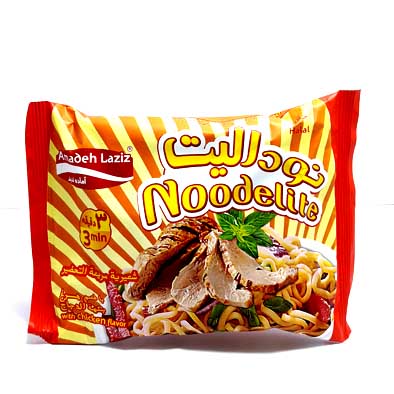 آماده و لذیذ نودالیت با طعم مرغ عددی