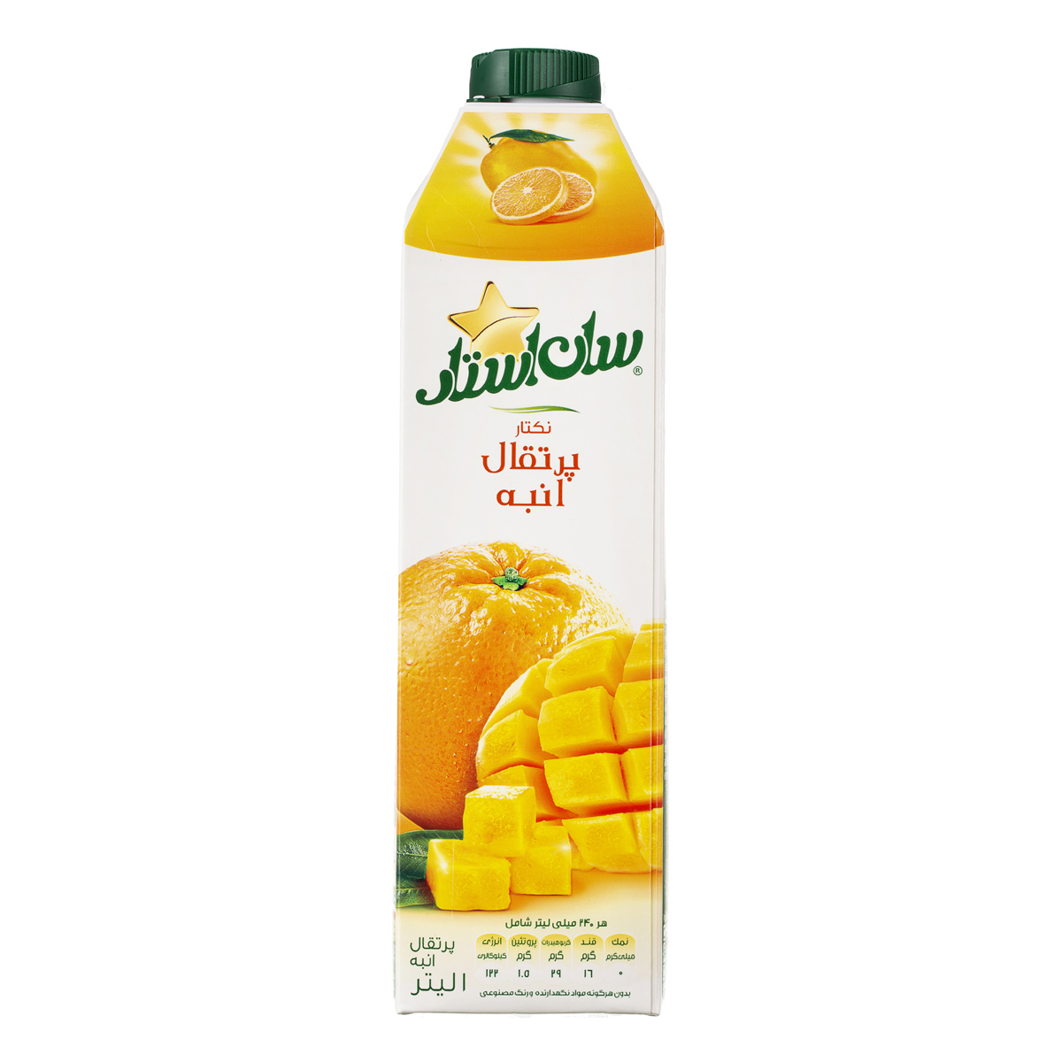 سان استار آبمیوه پرتقال انبه