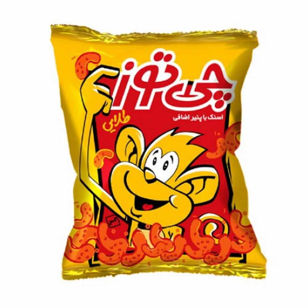 چی توز اسنک طلائی ویژه پذیرایی 190گرمی