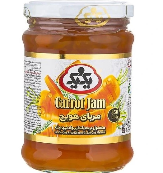 یک یک مربا هویج 350 گرم