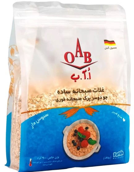 او آ ب جو دو سر صبحانه فوری 900 گرمی پاکتی