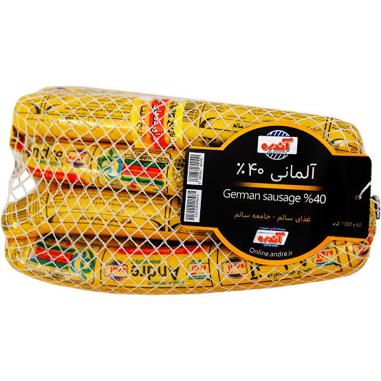 آندره سوسیس آلمانی 40 درصد گوشت هایزم