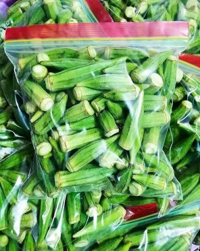 اکسین بامیه بسته بندی