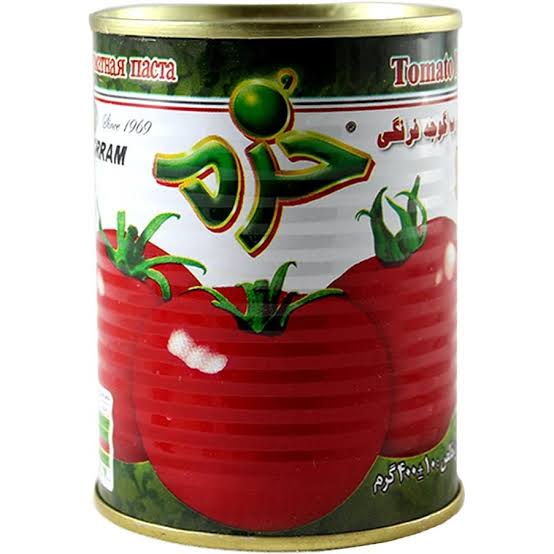 خرم کنسرو رب گوجه فرنگی 400 گرمی