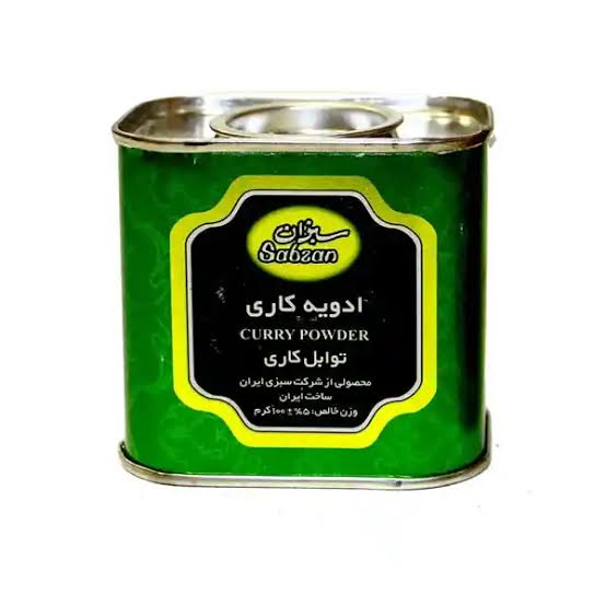 سبزان ادویه کاری  100گرم