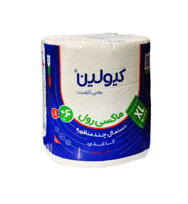 کیولین ماکسی رول دستمال چند منظوره کاغذی سایز بزرگ 280 برگ