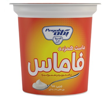 پگاه ماست همزده لیوانی فاماس 900 گرم
