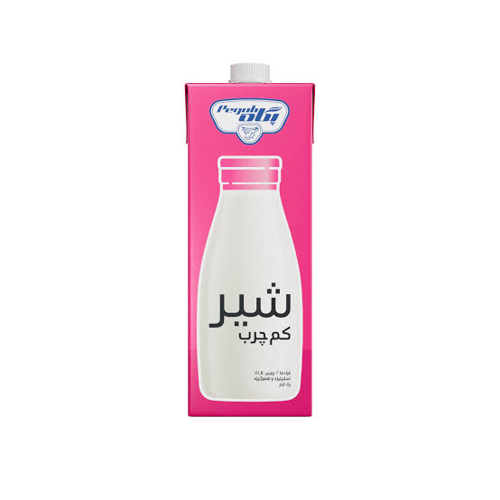 پگاه شیر کم چرب فرادما یک لیتر