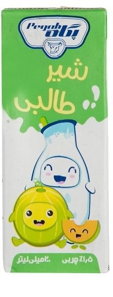 پگاه شیر طالبی پاکتی 200 میلی