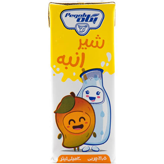 پگاه شیر انبه استریل پاکتی 200میلی