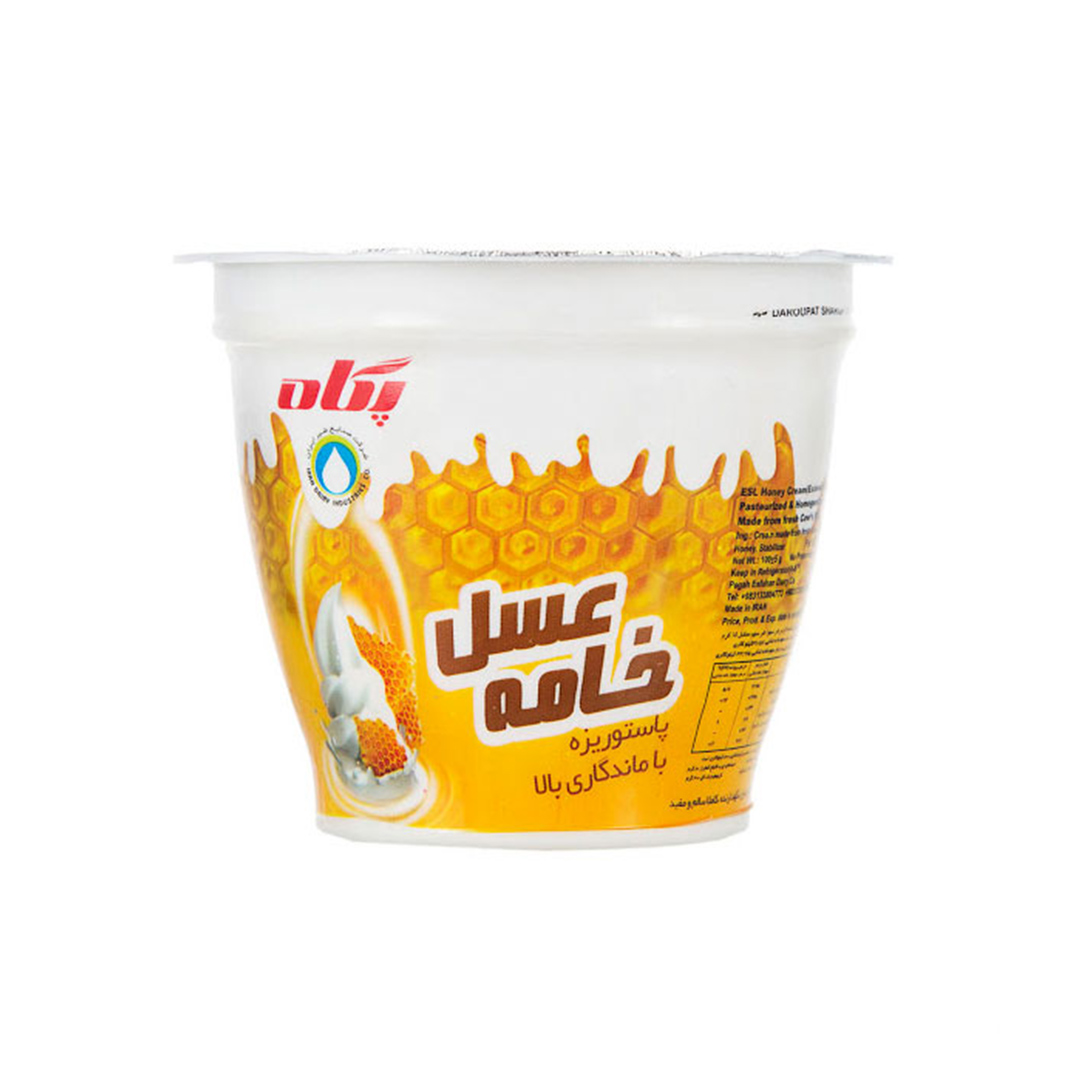 پگاه خامه عسل فراپاستوریزه نیم چرب 25 گرم