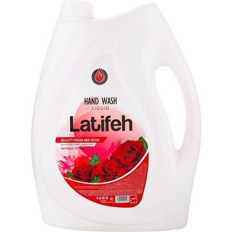 لطیفه مایع دستشویی رز قرمز 3700 گرمی