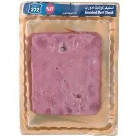 دویست و دو استیک گوشت تنوری پخته دودی 95 درصد 300 گرم