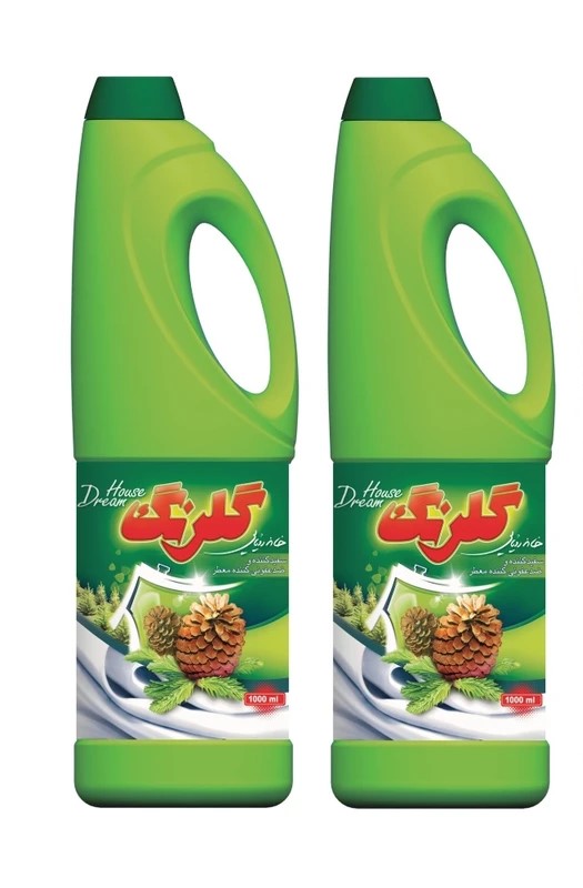 گلرنگ مایع سفید کننده بااسانس کاج سوزنی 1کیلو گرمی