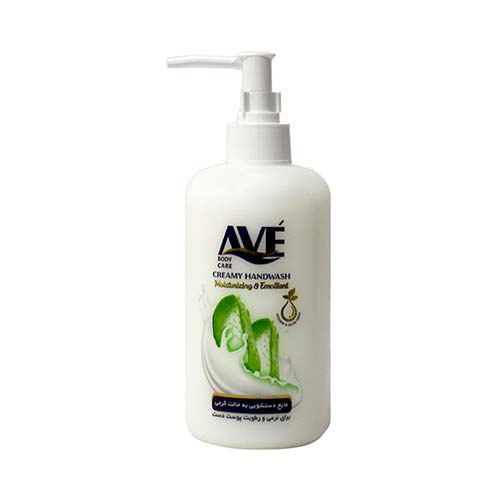 اوه مایع دستشویی کرمی حاوی ویتامین وعصاره آلوئه ورا بارایحه شیر و آلوئه ورا450 گرمی