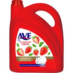 ** اوه مایع ظرفشویی قرمز6*1بارایحه توت فرنگی 3750گرم