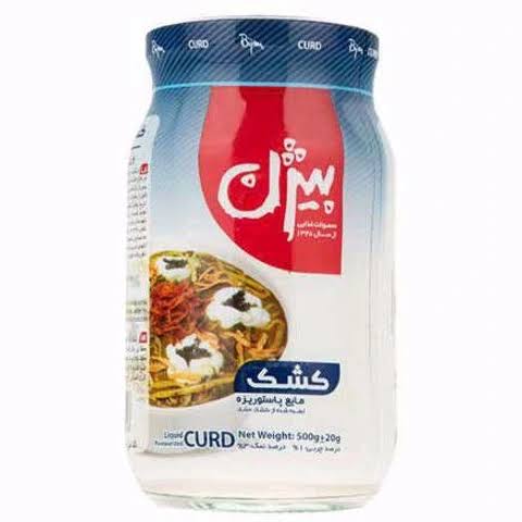 بیژن کشک مایع شیشه 500گرمی