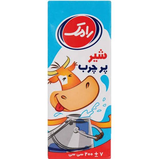 رامک شیرپر چرب 200سی سی پاکتی
