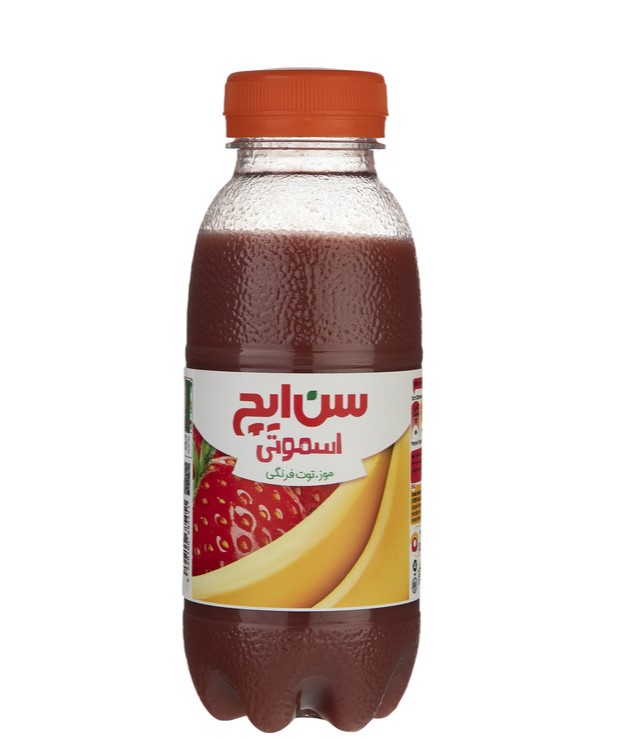 سن ایچ اسموتی موز توت فرنگی 300 میلی