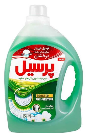 پرسیل مایع لباسشویی گلهای سفید 2.7لیتر