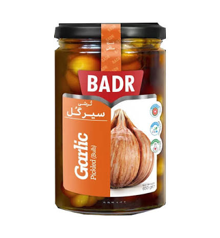 بدر ترشی سیر گل 630 گرمی