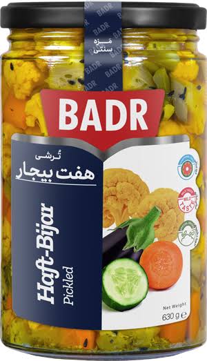 بدر ترشی هفت بیجار 630 گرمی