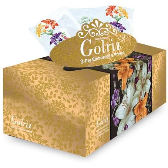 گلریز دستمال 300 برگ گلدن شاین