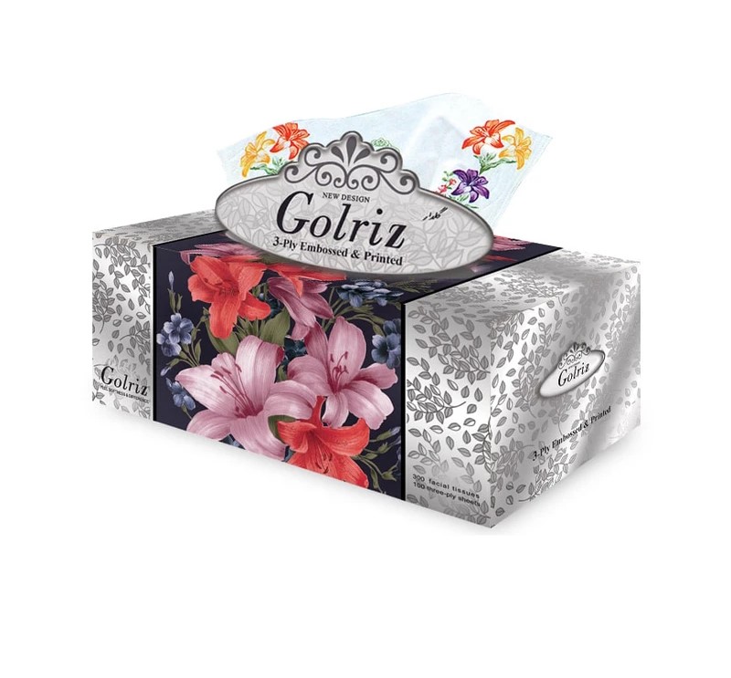 گلریز دستمال کاغذی گلدار