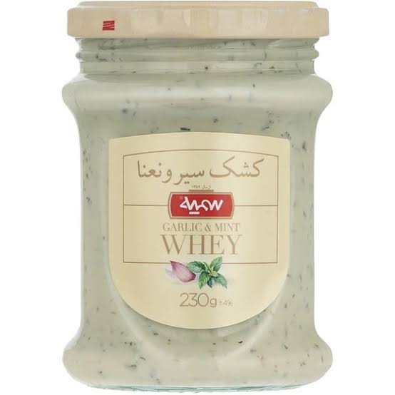 سمیه کشک سیر نعنا شیشه 230 گرمی