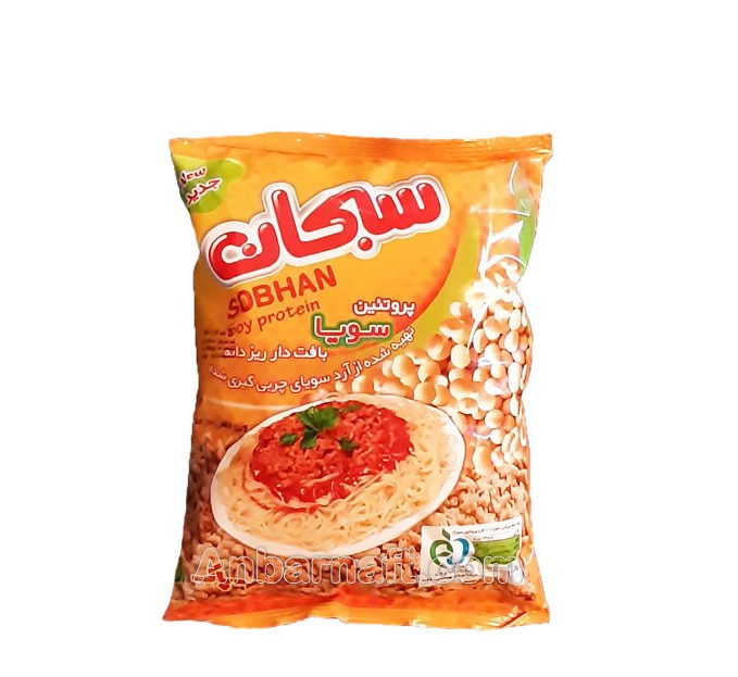 سبحان سویا بافت دارریز دانه 250 گرمی
