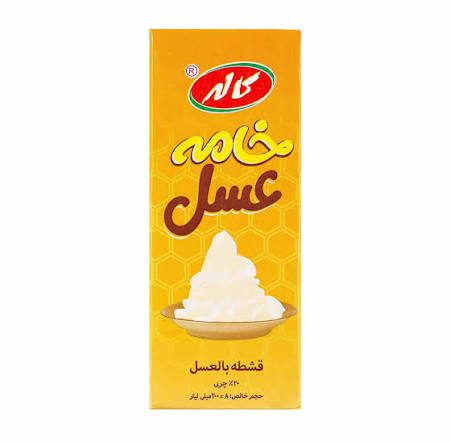 کاله خامه عسل نیم چرب فرادما 200 گرمی