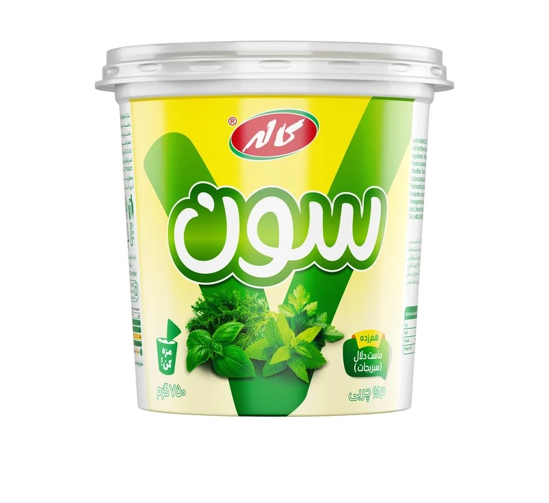 کاله ماست طعمدار سبزیجات 750گرم