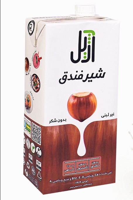کاله آژیل نوشیدنی فندق غیر لبنی بدون شکر 1000 گرمی