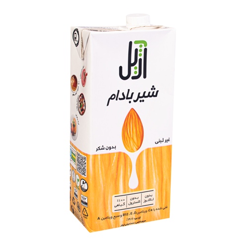 آژیل نوشیدنی بادام بدون شکر 1 لیتری