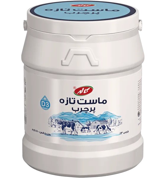 کاله ماست تازه پر چرب 1800 گرمی
