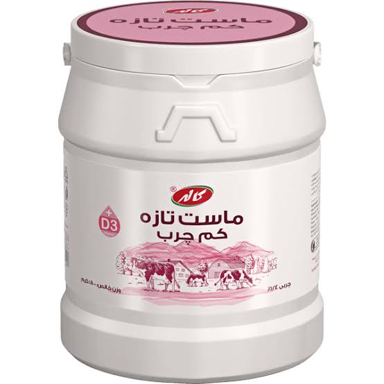 کاله ماست تازه کم چرب ویتامین دی 1800 گرمی