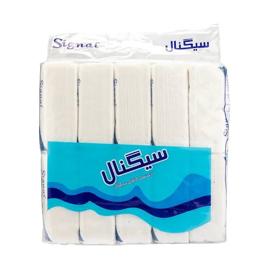 سیگنال دستمال کاغذی پک 100برگ دولایه