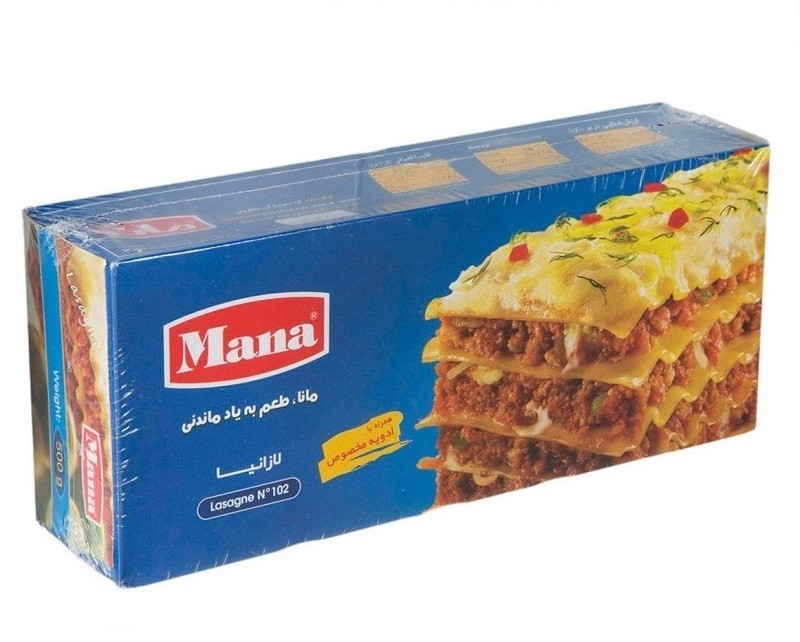 مانا لازانیاهمراه باادویه 500 گرم