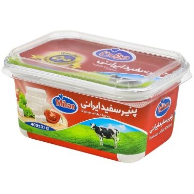 میهن پنیر سفیدنسبتا چرب