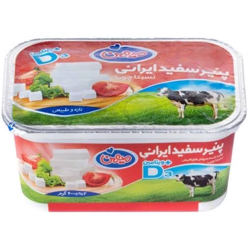 میهن پنیر سفیدنسبتا چرب